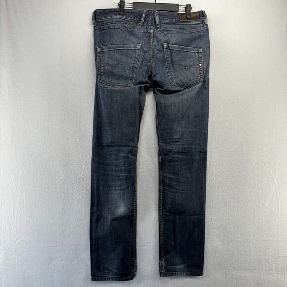 Diesel jeans men's 32x34 Fit 34x33 Blue Belther Regular Slim Tapered Vintage y2k - Picture 10 of 14